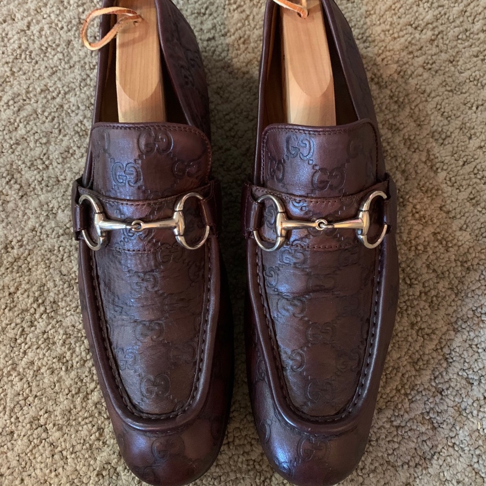 Gucci Horsebit Guccissima Driving Moc Loafers